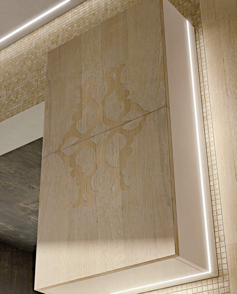 Decorative wooden wall panel