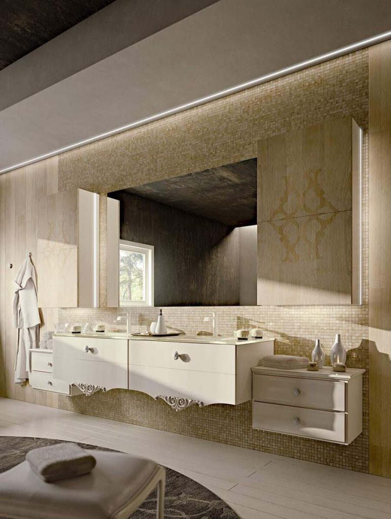 Elegant modern bathroom interior design