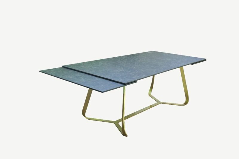 Modern extendable dining table