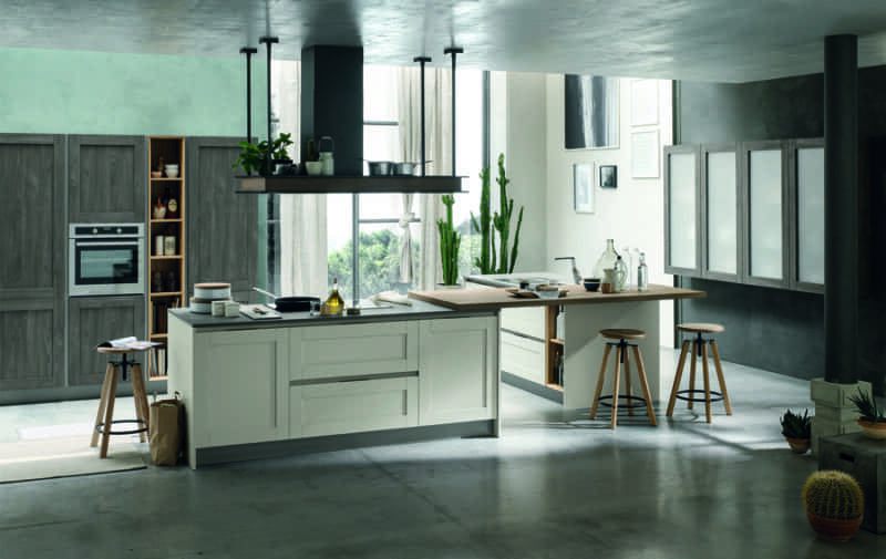 Modern kitchen with island