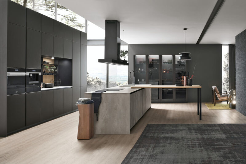 Modern kitchen with island