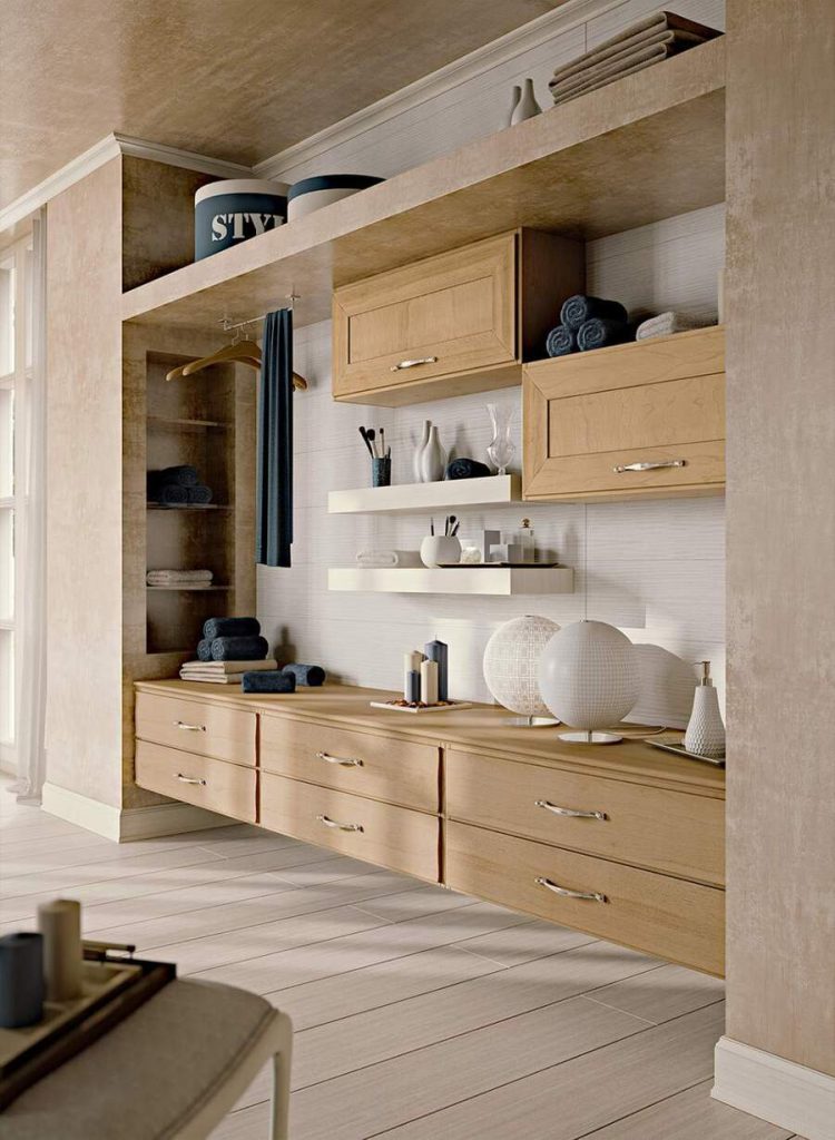 Modern wooden storage cabinets