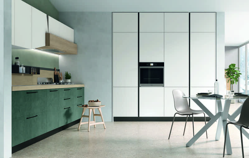 Modern kitchen with minimalist design