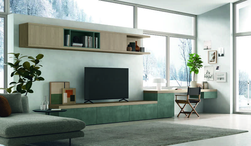 Modern living room with TV