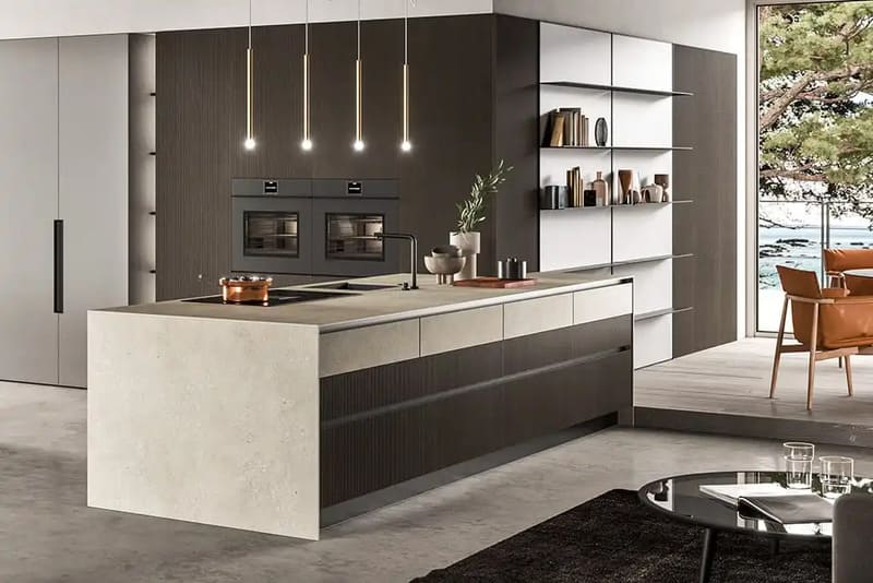 Modern kitchen with island