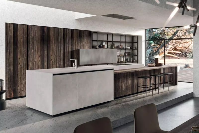 Modern kitchen with island counter (2)