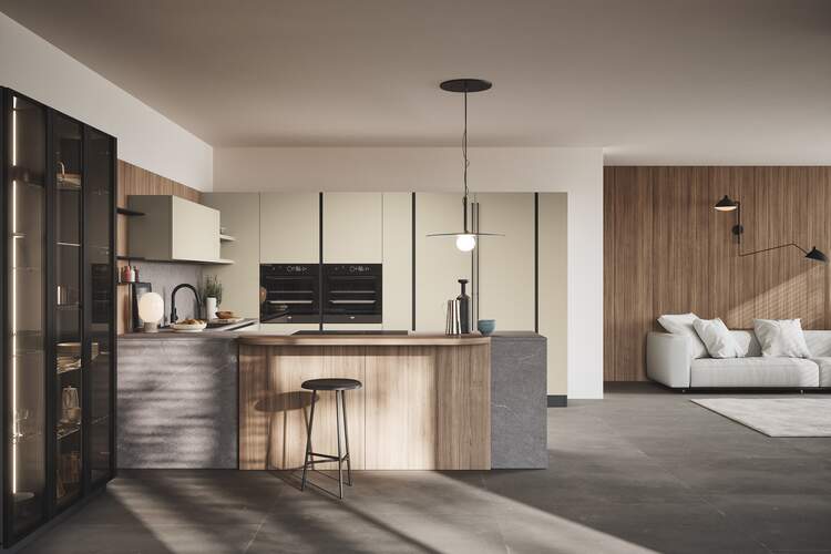 prima cucine legno domino