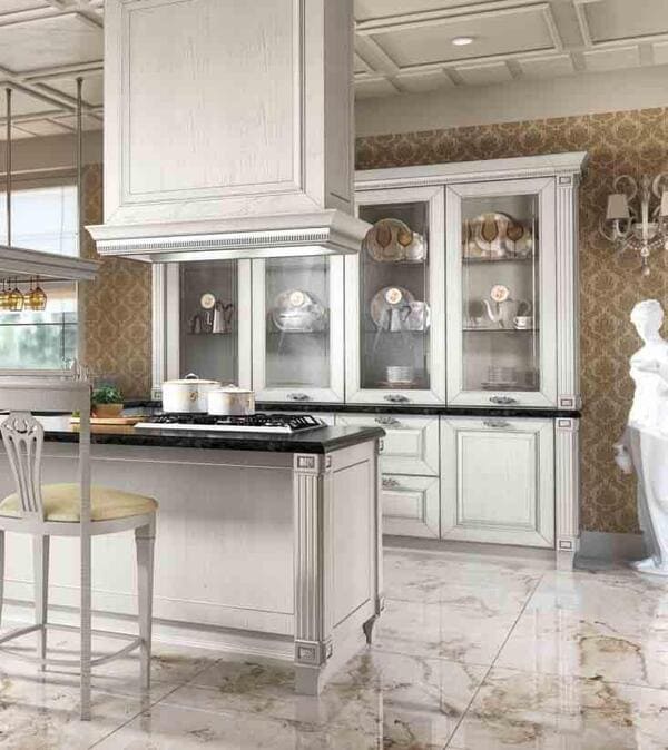 cucina home imperial isola bianca