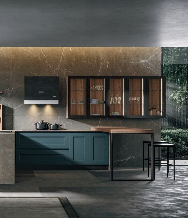 cucine boston azzurra