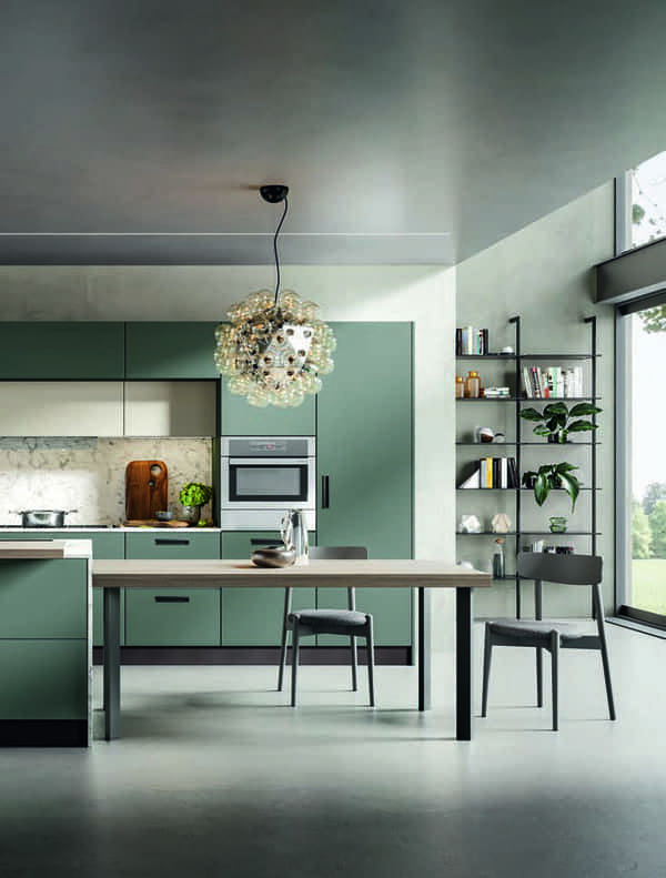 home cucine mela con sgabelli