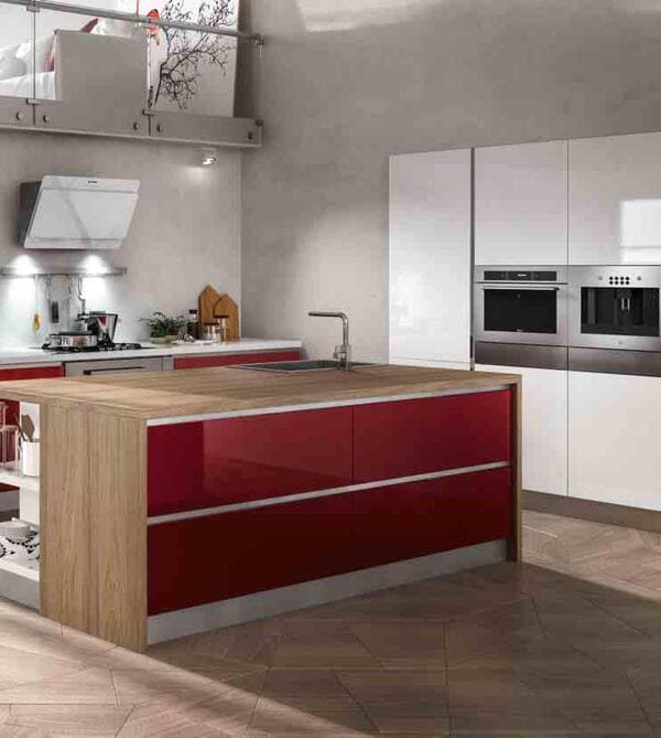 home cucine reflexa rossa